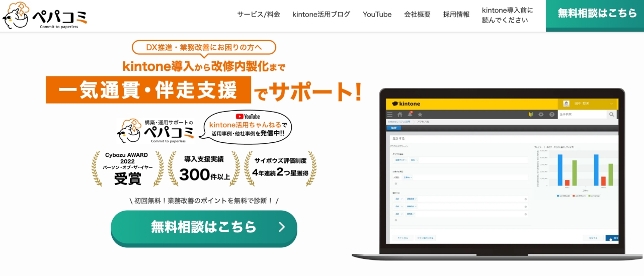 工事台帳を作成するならkintone(キントーン)