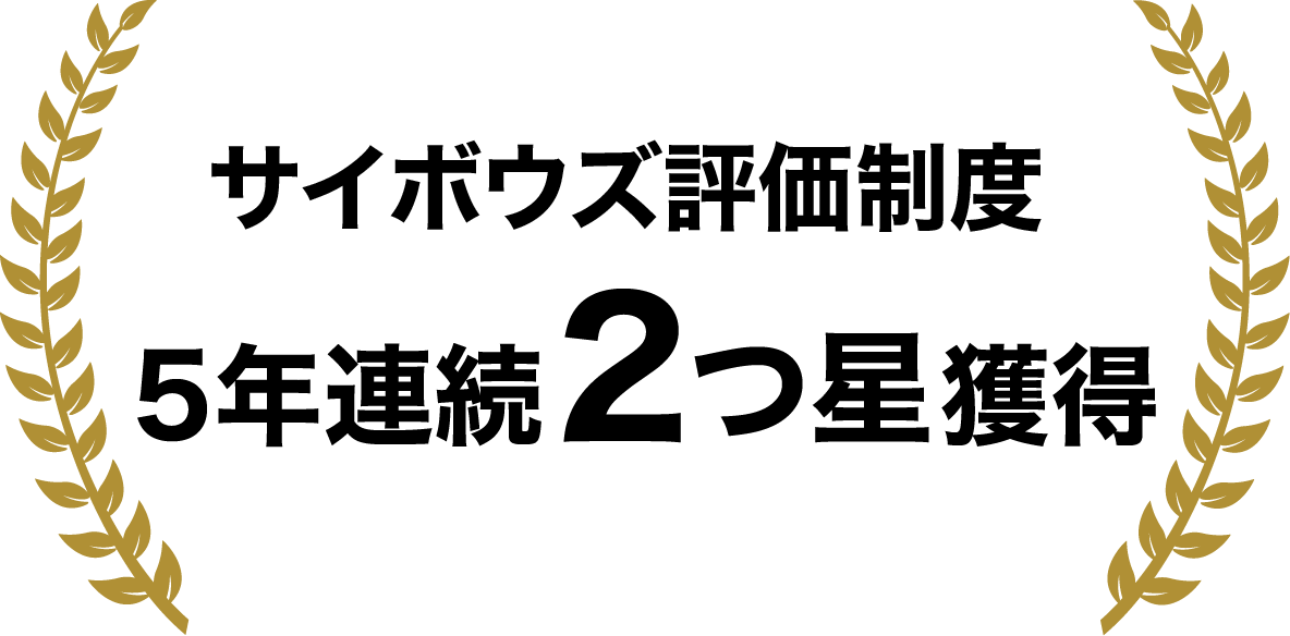 サイボウズ評価制度4年連続2つ星受賞